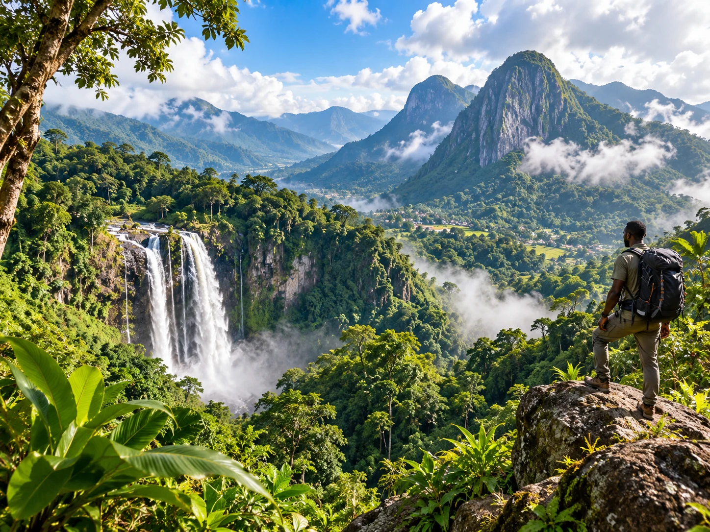 Paysage montagneux et nature de Man en Côte d’Ivoire
